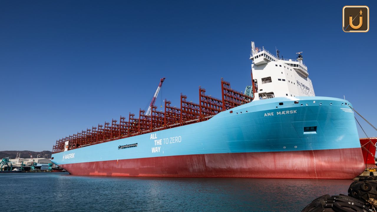Maersk Reveals World’s Largest Ship Fueled By Methanol | 29 jan 2024 Usthadian Academy / Maersk Reveals World’s Largest Ship Fueled By Methanol